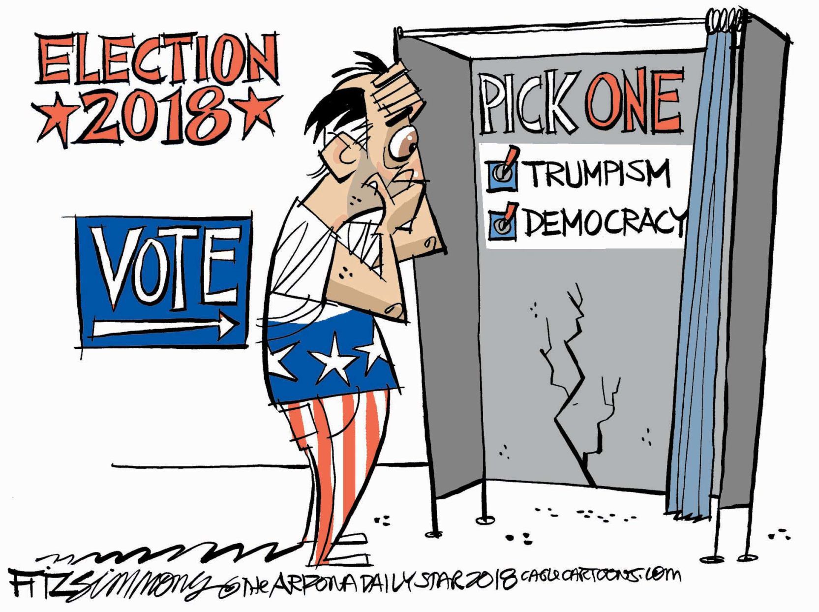 Daily Fitz Cartoon: Vote